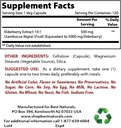 Mejores Naturales Elderberry 5000 mg &amp; Ginkgo Biloba 120 mg