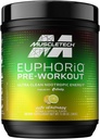Pre Workout Powder MuscleTech EuphoriQ PreWorkout Smart Pre Workout Powder for Men & Women Caffeine Metabolite Fueled with Paraxanthine Yuzu Lemonade (20 Servings)