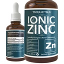 Ionic Liquid Zinc – 8 Month Supply, Adjustable Dosing for Adults – High Absorption, Vegan, Glass Bottle – Supports Immune System, Brain & Thyroid Health – Essential Mineral Supplement (2 oz)