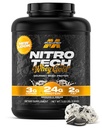 Muscletech Whey Protein Powder (Cookies & Cream, 5LB) - Nitro-Tech Whey Protein Isolate Smoothie Mix for Lean Muscle & Recovery - 24g of Whey Gold Protein for Women & Men - Packaging May Vary