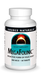 Fuente Naturales MegaFolinic 800mcg - 60 Tablets