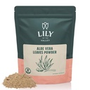 LILY OF THE VALLEY Aloe Vera Powder - Aloe Barbadensis - Ideal para Máscara de Cabello y Cara - Grande para Shakes & Smoothies - Natural, Vegan & Gratuito (8oz, 226g)- Paquete Mayo Vary