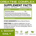 MFL Muscle Creatine | 3 Forms of Micronized Creatine | 10g | 0 Sugar | Sweetened with Stevia | All-Natural | 60 Servings (Natural)
