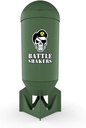 Batalla Shakers Bomb Silencio Militar Themed Shaker Bottle ← Leak-Proof Protein Cup con el Compartimiento de Almacenamiento ← Mix Protein Powders &amp; More ← Durable &amp; Dishwasher Safe ← 20 Oz