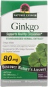 Respuesta de la naturaleza Ginkgo Leaf Vegetarian Capsules, 60-Count