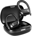 Back Bay Audio Runner 60 Wireless Running Earbuds, 80 horas Long Battery Life Over The Ear with EarHooks, Wrap Around Earphones Wireless Bluetooth Earbuds with Microphone, Earphones in Ear Headphones