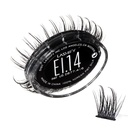 Lashify Extreme Ice 14mm Gossamer DIY Eyelash Extensiones Rellenar, el primer Ever Dual-Fibered Lash que cuenta con fibras gruesas y gruesas, Negro, fácil falsificación
