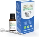 Solace Probióticos Fórmula Líquida para Adultos y Niños - Concentrado Blend for Digestive Health and Immunity, Investigación Clínica, Aplicación de Syringe Fácil, Hipoalergénico - 15mL