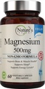 Nature's Potent Magnesium Supplements | Magnesium Citrate & Magnesium Oxide 500mg | Vegan Magnesium Supplement for Women & Men | USA Made Magnesium for Sleep Support - 60 Veggie Capsules