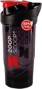 Botella Protein Shaker - Negro ← Portable Protein Powder Shaker Cup Con Strainer &amp; Leakproof Lid  durable 700ml (25oz) - Easy Clean - BPA Gratis
