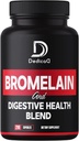 6in1 Bromelain 500mg Supplement - 1000mg per Serving - 210 Capsules with Digestive Health Blend as Quercetin, Ginger, Turmeric, Papaya - Support Overall Health, Digestion & Immune System