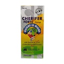 Cherifer Forte Syrup Fortificado con Zinc con Taurine y Doble Clorella Factor de Crecimiento + Zinc Orange Flavor 240 ml