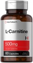 Horbäach L Carnitine Suplemento 500mg Silencio 60 Capsules Silencioso como L-Carnitine L-Tartrate ← Non-GMO y Gluten Free
