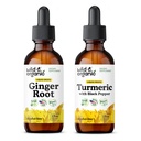 Ginger Root Tincture 2 fl oz &amp; Turmeric Tincture 2 fl oz