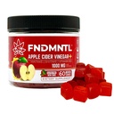 FNDMNTL Apple Cider Vinegar Gummies | Maitake, Shitake, Vitamin B12 | 1000 mg | 60 Count | Gelatin-Free, Gluten-Free, Vegan & Non-GMO