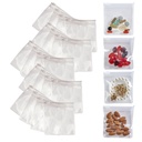 Bolsas de Píldora para Viajes - 24 Reutilizables Certified Food Grade Zip Top Pill Pouches para Medicina, Vitaminas, Snacks y Accesorios - Mayor 3.25 x 3.5" Tamaño