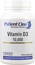 Patient One Vitamin D3 10,000 IU | Supplement to Support Immune, Heart and Bone Health* | Highly Absorbable Cholecalciferol Form | 120 Capsules