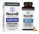 LifeSeasons NeuroQ Memory & Focus with SleepNow Strips - 24/7 Brain Health Support - Mejorar la función del sueño cognitivo - 30 Day Supply