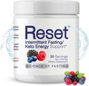 Reset Wild Berry 6 Energy Electrolytes, Methyl B12, Methyl Folate, Pink Sea Salt, Green Tea Leaf & Green Coffee Bean Extracts, Super B Complex, Biotin, Zinc, 72 Trace Minerals