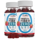 YumVs Sugar Free Prebiotic Fiber Gummies for Adults and Kids - Berry Flavor - Kosher Halal 4g High Fiber Supplement for Women and Men - Daily Fiber for Digestive Health (60 Count, 2PK)