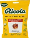 Ricola Original Herb Cough Drops, 45 Conde, Cough Suppressant & Throat Relieving Drops with Naturally Sourced Menthol, Pleasing Herbal Taste for Coughs & Throat Irritation Symptom Relief