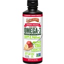 Omega Vegana de Barlean 3 6 9 Aceite Flaxseed Suplemento líquido, Banana de Fresa Smoothie, Semillas de Flax Aceite con 2,968 mg ALA ácido graso, no GMO y Gluten Gratis, 16 oz