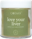 cosmix Love Your Liver, Detoxification of Liver & Kidney, Purifies Blood, Reduce Inflamation, Bhumi Amalaki, Milk Thistle, Turmeric, 60G - Makes Upto 40 Servings, Plant-Based Superfood Blend