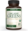 Organic Greens, Fruits & Veggies Best Supplement to Boost Energy, Detox, Enhance Health. USDA Organic, Gluten Free, Vegan, Non-GMO, No. 1 Source of Essential Nutrient-Rich Super-Food 60 Count