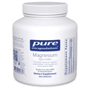 Encapsulaciones puras Magnesio (Glycinate) - Suplemento de Apoyo Alivio del Estrés, Dormir, Salud del Corazón, Nervios, Musculos y Metabolismo* - con Magnesio Glycinate - 180 cápsulas