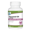 Quality Choice Flaxseed Oil 1000 mg Softgels – Cold Pressed, Plant-Based Source of Omega Fatty Acids – 120 Easy-to-Swallow Softgels – No hay colores artificiales o conservadores
