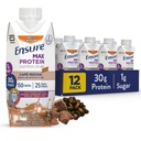 Asegurar Max Protein Café Mocha Nutrición Agitar 30g Protein, 1g Azúcar, 4g Fiber Blend ← 12 Pack