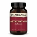 Dr. Mercola Organic Astaxanthin - 4 mg Astaxanthin - Powerful Antioxidant Support - Organic Microalgae Extract - Non-GMO, Gluten-Free &amp; Soy-Free - 90 cápsulas (90 piezas)