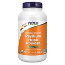AHORA Suplementos de alimentos, Psyllium Husk Powder, Certified Organic, Non-GMO Project Verified, Soluble Fiber, 12-Ounce