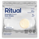 Polvo de proteína vegana ritual con BCAA: 20g Proteína orgánica de base vegetal de granjas regenerativas en EE.UU., Perfil de aminoácidos completos, libre de gluten, libre de azúcar, libre de lácteos, vainilla, 1 libras