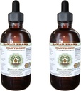 Extracto líquido libre de alcohol, Hawthorn orgánico (Crataegus Laevigata) Hoja seca, Flor orgánica y Stem Glycerite Hawaii Pharm Natural Herbal Suplemento 2x4 oz