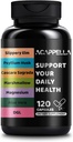 ACAPPELLA Slippery Elm, Psyllium Husk, Cascara Sagrada, Marshmallow, Magnesium, Aloe Vera, DGL Capsule - Probiotic Blend Digestive Gut Health Supplement (1)