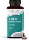 LifeSeasons Visibili-T with Bone Densi-T - Eye Health & Vision Support Supplement - Lutein, Chromium, Carrot Root, Bilberry, Ginkgo Biloba, Grape Seed Extract, Lycopene, Vitamin A& more - 120 Capsules