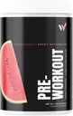 Peak Performance Best Pre Workout Powder: Energizing Blend with l theanine, Beta-Alanine, Betaine Anhydrous, Alpha GPC & B-Vitamins - Sugar-Free for Men & Women - Sweet Watermelon Flavor