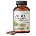 Futurobióticos Chill Pill + Ashwagandha, Rhodiola, St. John’s Wort, " L-Theanine - Non-GMO, 120 Vegetarian Tablets