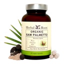 Herbal Roots Organic Saw Palmetto Capsules  1,000mg per Serving  60 cápsulas orgánicas Vegan