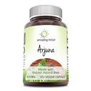 Increíble India Arjuna (Made with Natural Arjuna) 500 Mg Suplemento Silencio Vegetarian Capsules ← Non-GMO TENIDO Gluten-Free TEN Made in USA (1 Pack TEN120 Count)