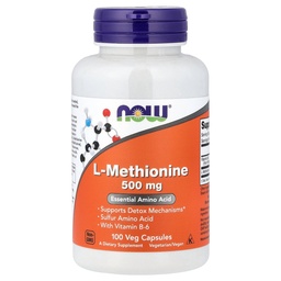 AHORA Alimentos L-Metionina 500 mg 100 cápsulas