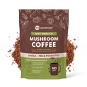 360 Nutrition Instant Mushroom Coffee with Chaga Superfood Mushroom and Prebiotics, Probiotics for Gut Health, and Focus Support | Dark Roast, No Added Sugar 5 oz (Gut Blend)