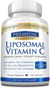 Vitamina Liposomal C - 1100mg - 60 cápsulas - Gentle on Stomach - with Phospholipids and Bioperine - Boosts Función Inmunitaria, Propiedades antioxidantes y producción de colágeno