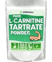 XPRS Nutra L Carnitine L Tartrate Powder - Premium Pure L Carnitine Tartrate - L-Carnitine - Vegan Friendly Bulk L Carnitine Powder - Amino Acid Suplemento (4 onzas)