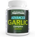 Advanced Garlic Complex - Quality SuperFoods (100ct) Maximum Strength Complex Contains a Blend of Odorless Garlic (Allium sativum), Parsley (petroselinum crispum), and Chlorophyll.