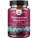Suplemento completo de la menopausia de hierbas para mujeres - Soy libre de hormonas de la mujer cápsulas de equilibrio para las sudaderas nocturnas flashes calientes " grifos con Dong Quai, Chaste Berry " Negro Cohosh Root - 75 conde Pack