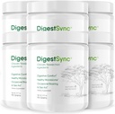 DigestSync Digestion Supplement for Gut Health - Natural Powder for Digestive Support, Bloating Relief for Women & Men, 100% Natural Green Powder - 6 Month Supply