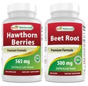 Hawthorn Berry 565 mg " Beet Root Powder 500 Mg
