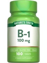 La verdad de la naturaleza Vitamina B1 100mg (Thiamine) ← 100 Conde ← Vegan, No GMO &amp; Gluten Suplemento gratuito
